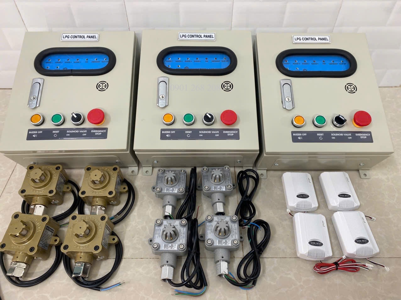 TỦ BÁO RÒ RỈ GAS VIỆT NAM CÓ XUÂT VÀ NHẬN TÍN HIỆU BÁO CHÁY